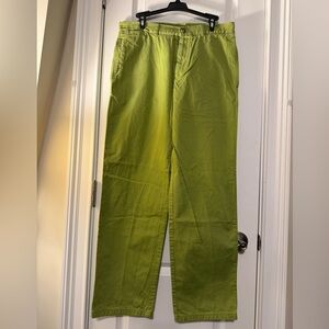 Lacoste Olive Green Chinos - Straight Leg Sz 32